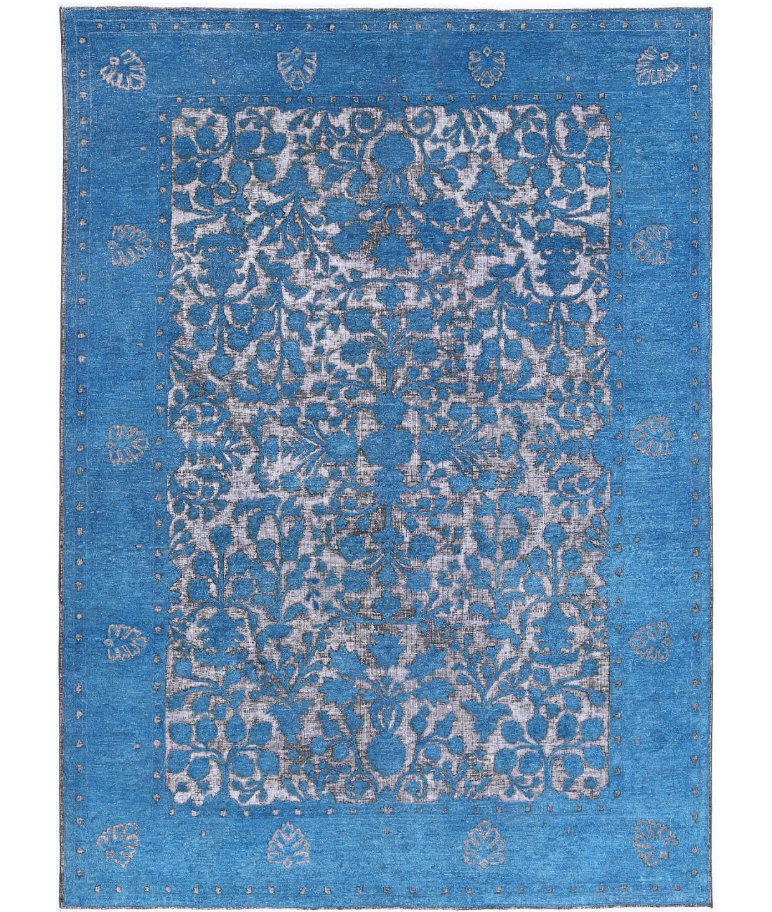 Hand Knotted Onyx Wool Rug - 6&#39;10&#39;&#39; x 9&#39;6&#39;&#39; 6&#39;10&#39;&#39; x 9&#39;6&#39;&#39; (205 X 285) / Teal / Teal