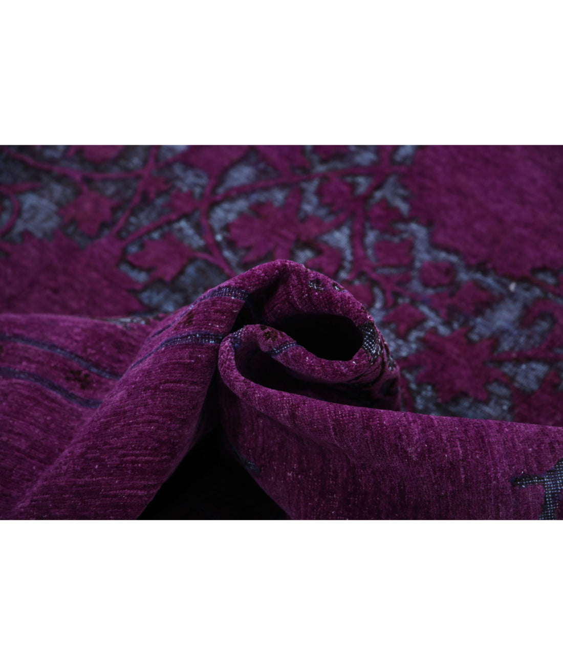 Hand Knotted Onyx Wool Rug - 7'10'' x 9'5'' 7'10'' x 9'5'' (235 X 283) / Purple / Purple