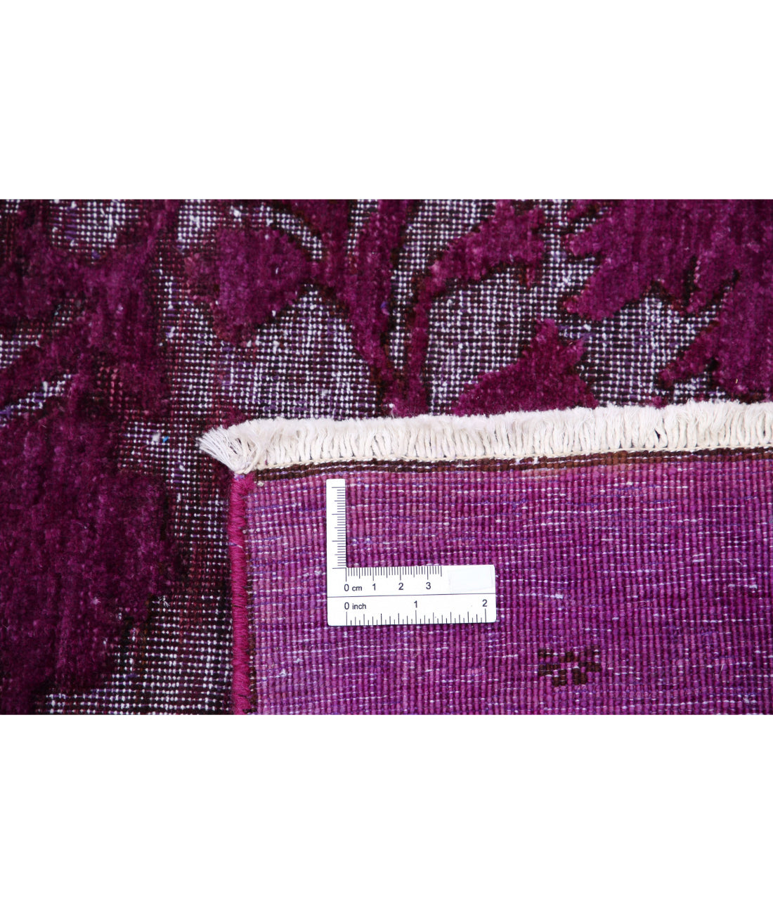 Hand Knotted Onyx Wool Rug - 7'10'' x 9'5'' 7'10'' x 9'5'' (235 X 283) / Purple / Purple