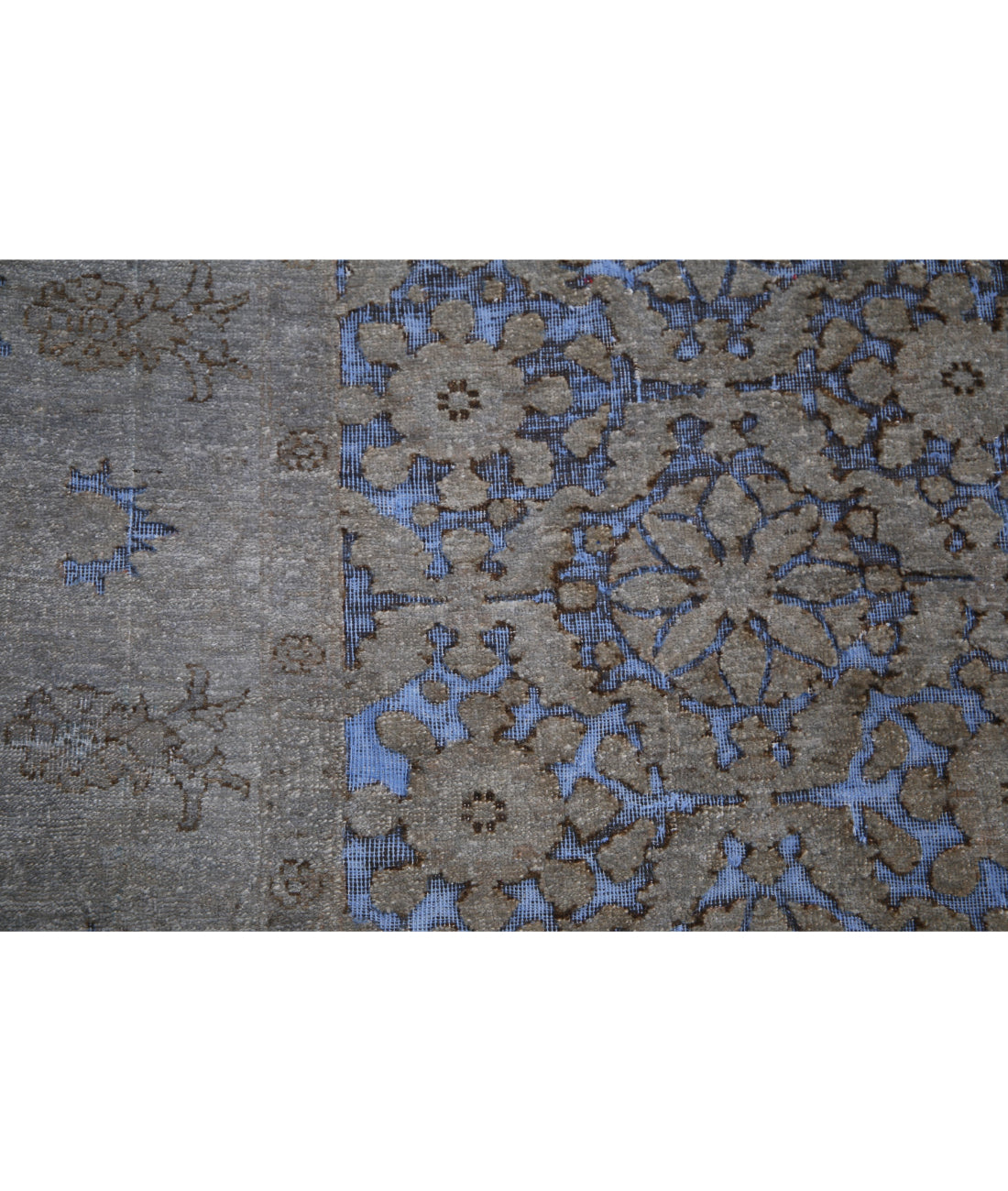 Hand Knotted Onyx Wool Rug - 5'9'' x 10'0'' 5'9'' x 10'0'' (173 X 300) / Blue / Grey