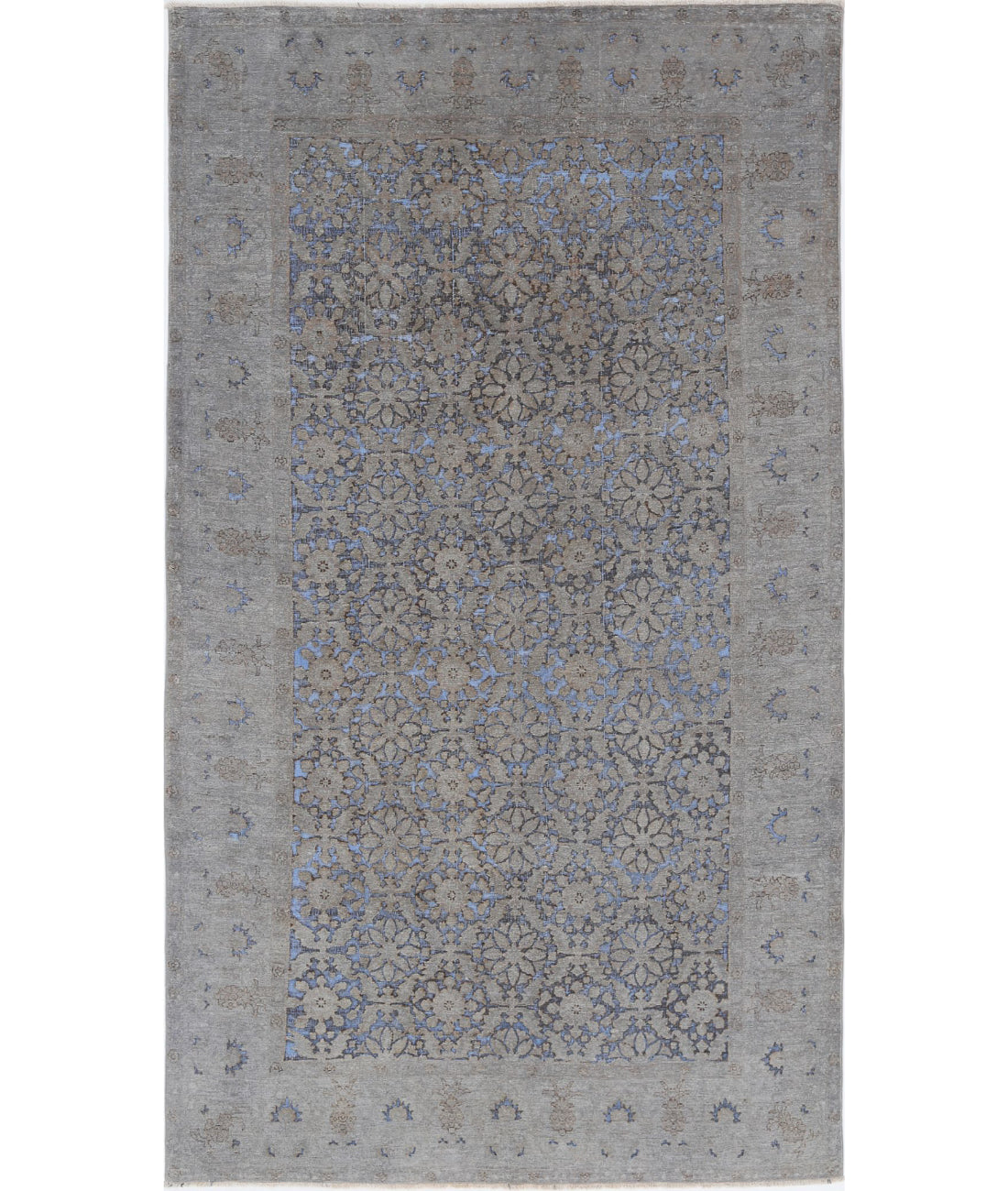 Hand Knotted Onyx Wool Rug - 5'9'' x 10'0''