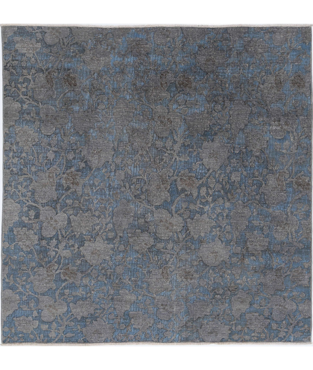 Hand Knotted Onyx Wool Rug - 6&#39;0&#39;&#39; x 6&#39;1&#39;&#39; 6&#39;0&#39;&#39; x 6&#39;1&#39;&#39; (180 X 183) / Grey / Blue