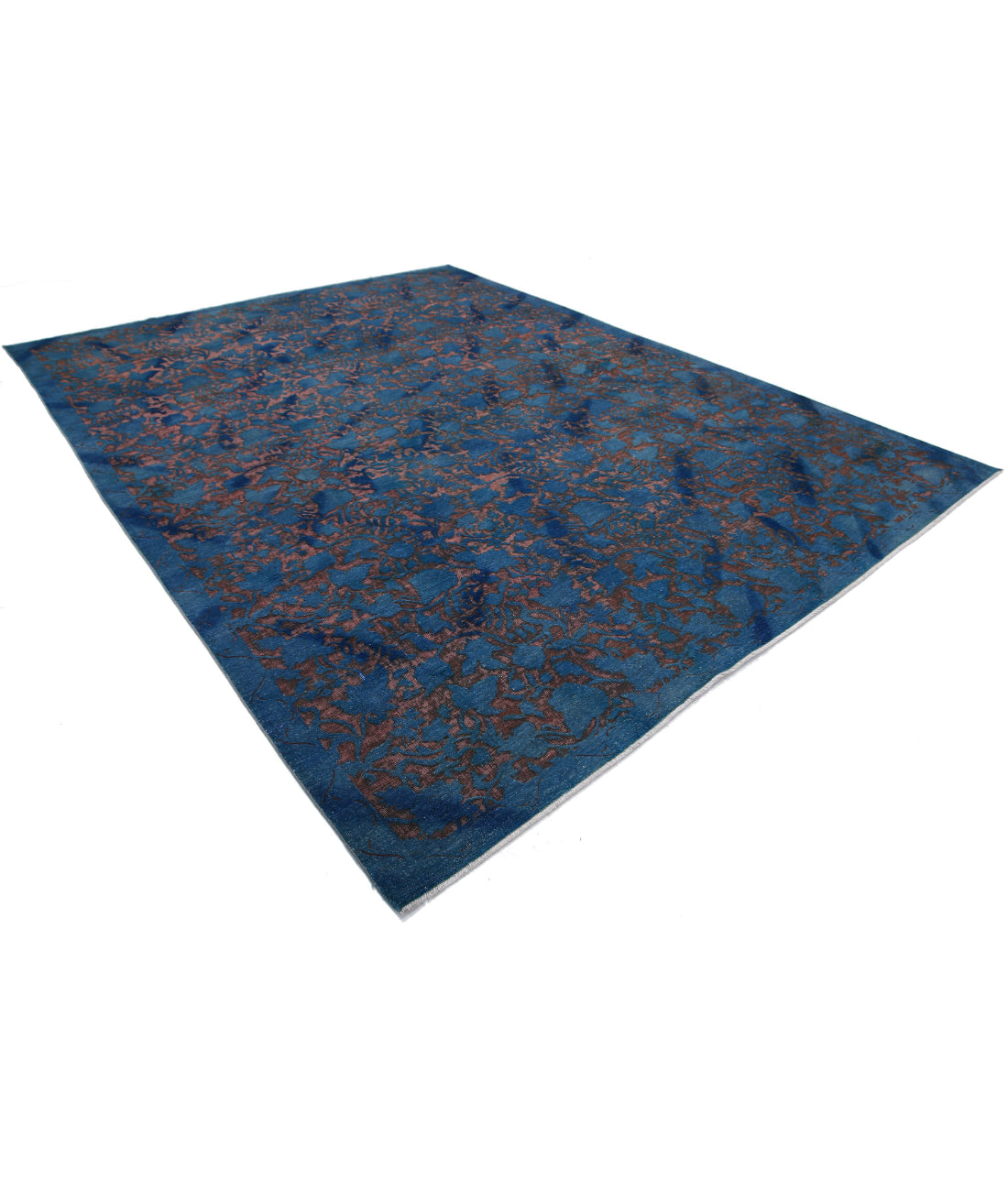 Hand Knotted Onyx Wool Rug - 10'0'' x 13'2'' 10'0'' x 13'2'' (300 X 395) / Teal / Teal