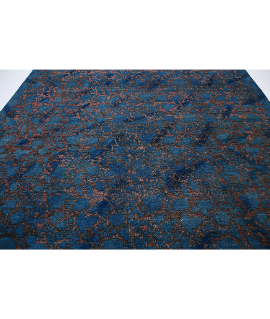 Hand Knotted Onyx Wool Rug - 10'0'' x 13'2'' 10'0'' x 13'2'' (300 X 395) / Teal / Teal