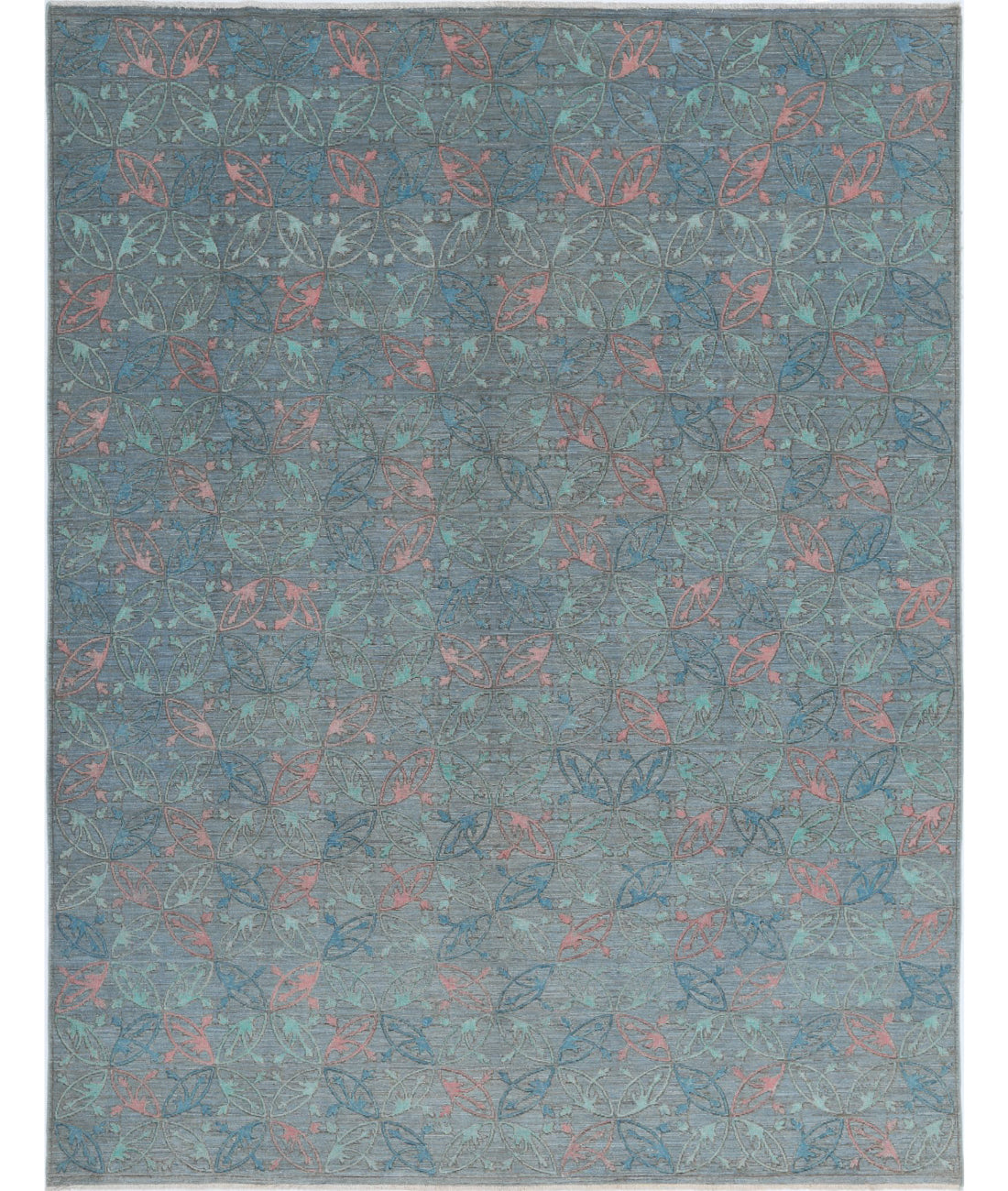 Hand Knotted Onyx Wool Rug - 6'10'' x 9'0''