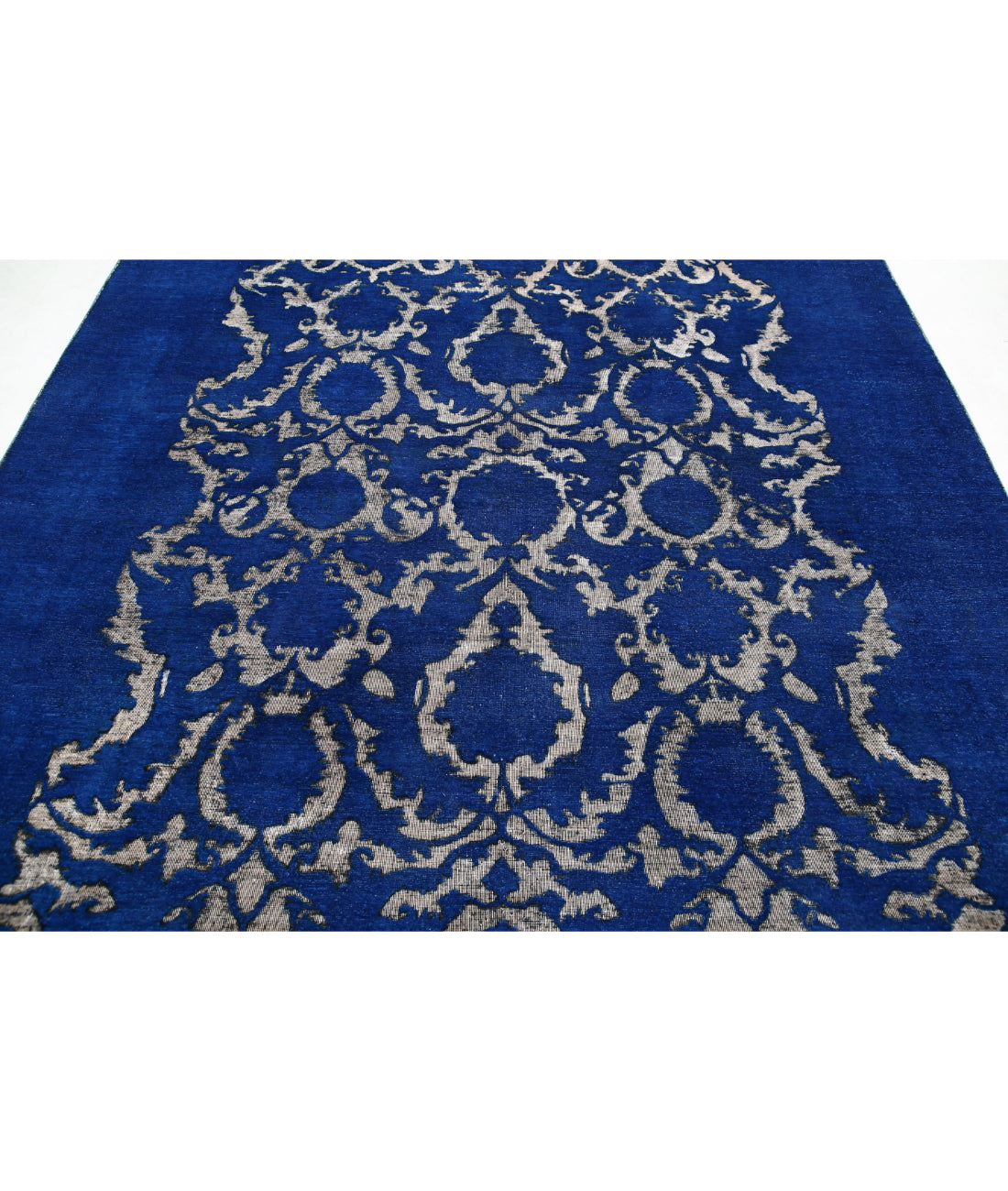 Hand Knotted Onyx Wool Rug - 7'9'' x 9'4'' 7'9'' x 9'4'' (233 X 280) / Blue / Blue