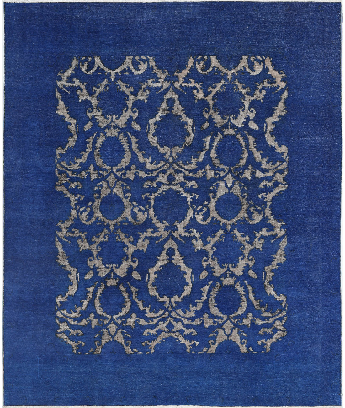 Hand Knotted Onyx Wool Rug - 7'9'' x 9'4'' 7'9'' x 9'4'' (233 X 280) / Blue / Blue