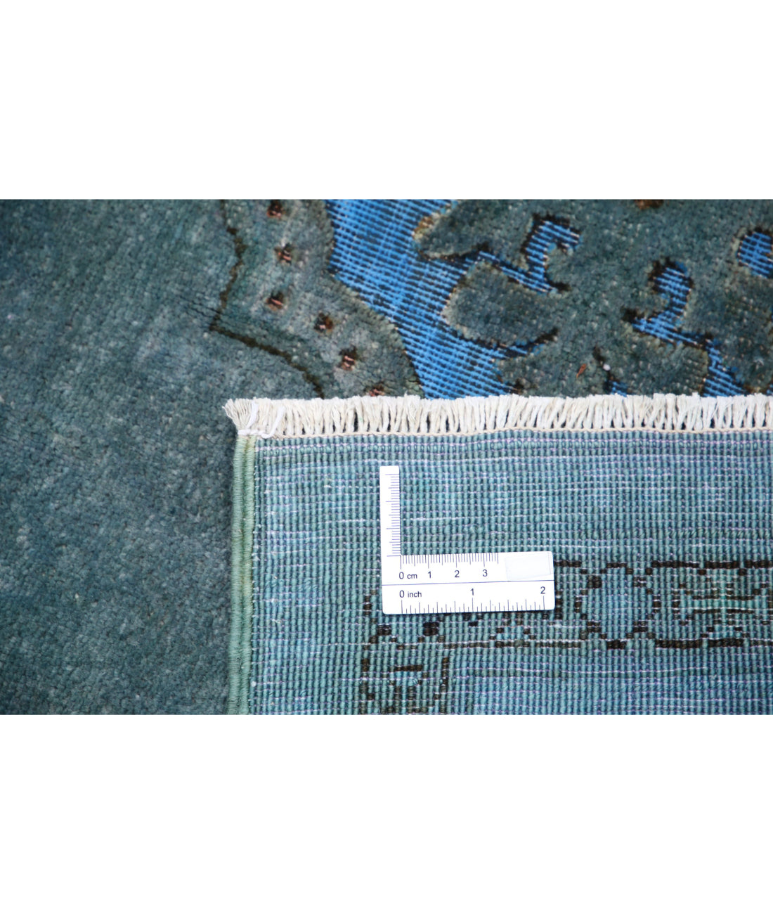 Hand Knotted Onyx Wool Rug - 7'11'' x 9'7'' 7'11'' x 9'7'' (238 X 288) / Grey / Blue