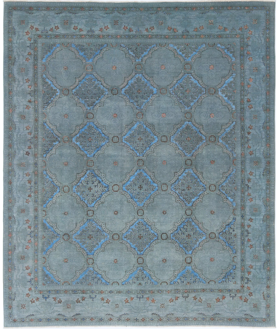 Hand Knotted Onyx Wool Rug - 7'11'' x 9'7''