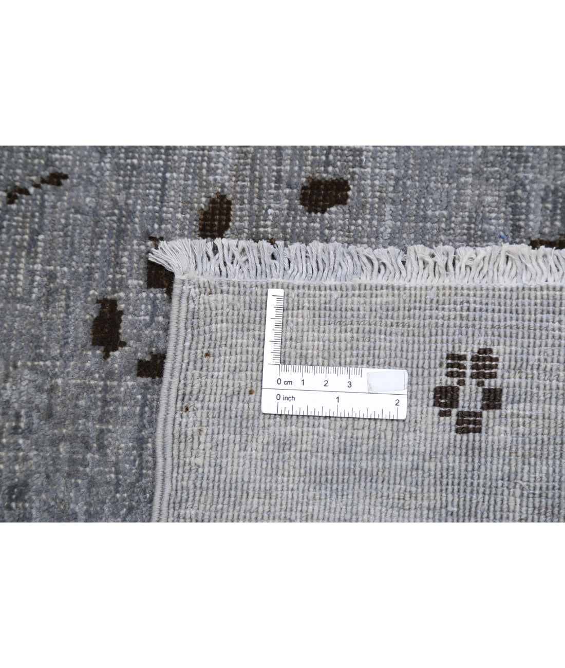 Hand Knotted Onyx Wool Rug - 6'5'' x 8'1'' 6'5'' x 8'1'' (193 X 243) / Grey / Grey