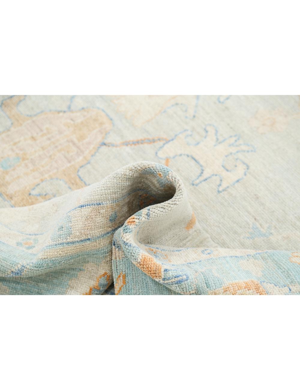 Hand Knotted Oushak Wool Rug - 8'2'' x 10'1'' Arteverk Arteverk Rugs