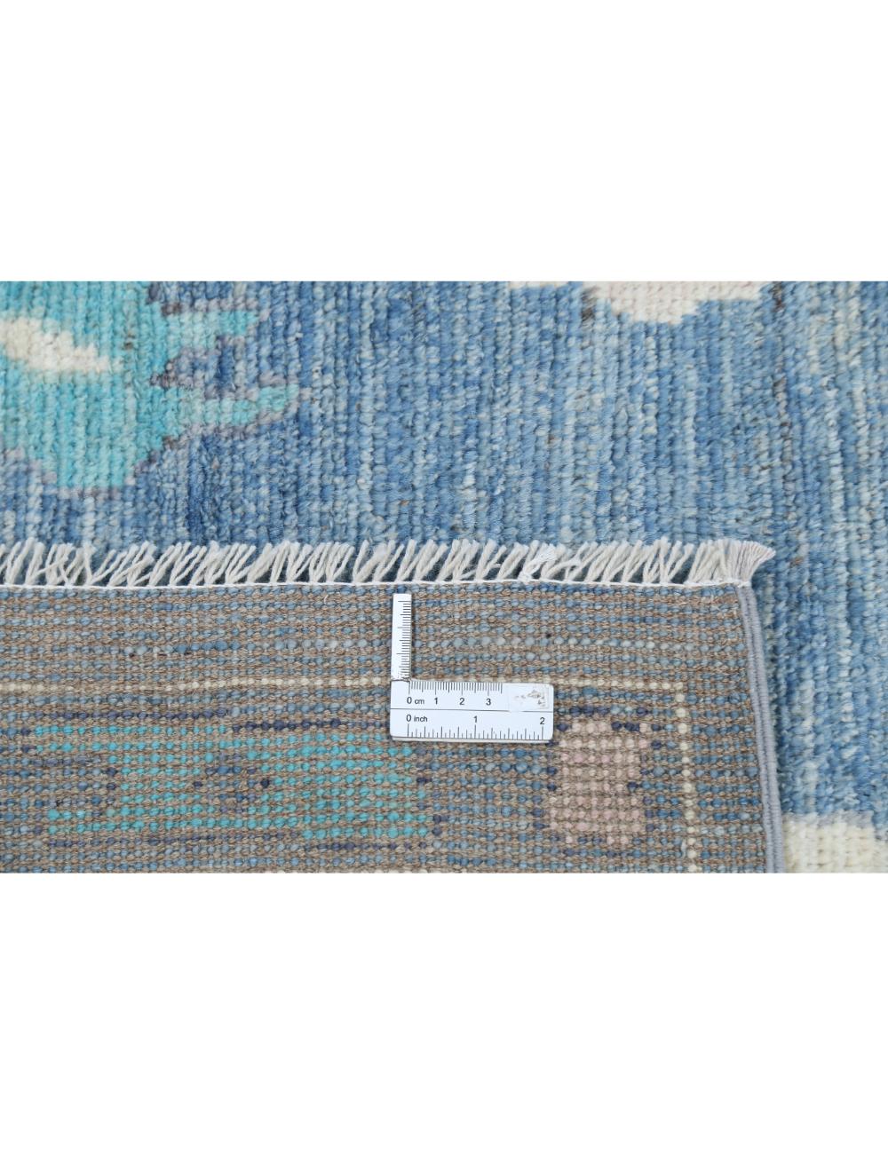 Hand Knotted Oushak Wool Rug - 8'9'' x 10'1'' Arteverk Arteverk Rugs