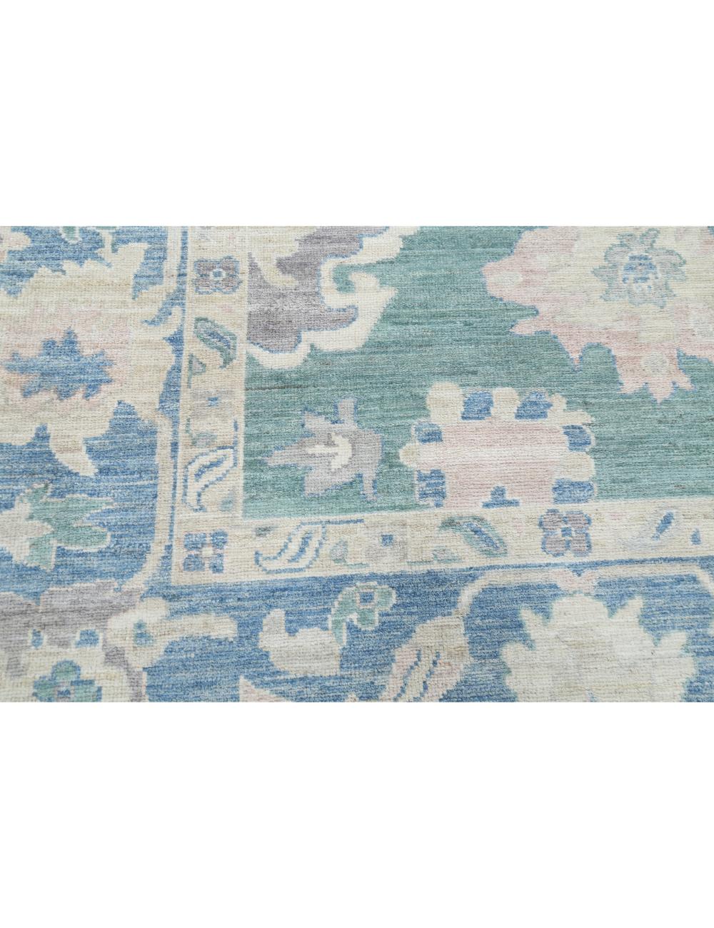 Hand Knotted Oushak Wool Rug - 10'6'' x 14'6'' Arteverk Arteverk Rugs