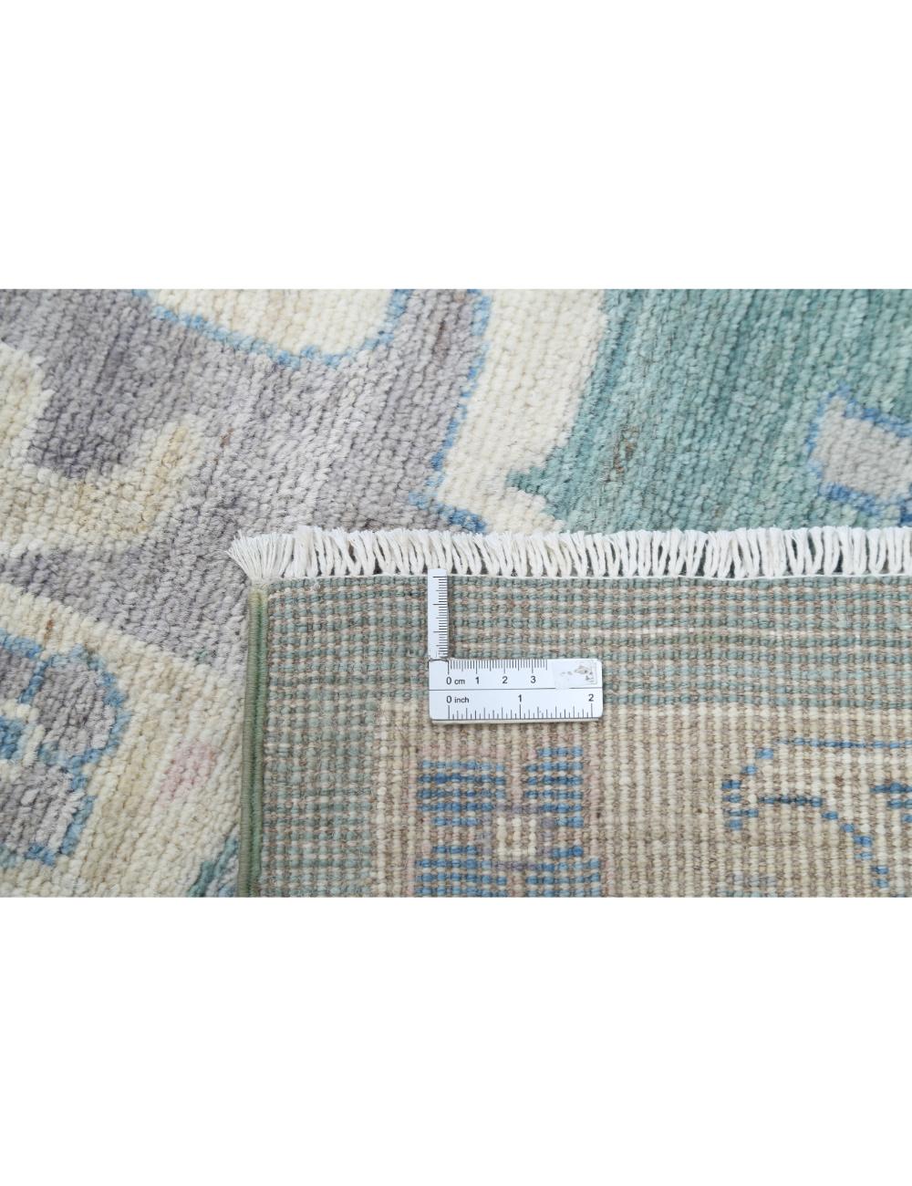 Hand Knotted Oushak Wool Rug - 10'6'' x 14'6'' Arteverk Arteverk Rugs
