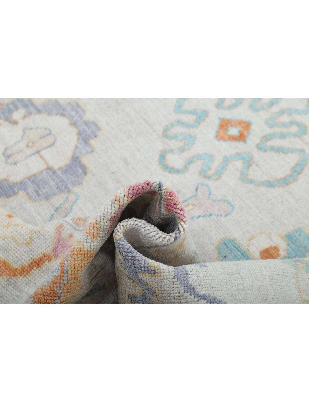 Hand Knotted Oushak Wool Rug - 9'4'' x 12'1'' Arteverk Arteverk Rugs