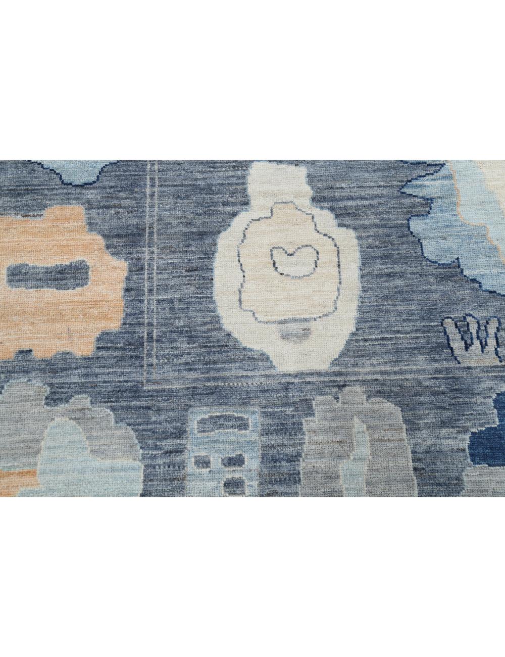 Hand Knotted Oushak Wool Rug - 10'4'' x 14'0'' Arteverk Arteverk Rugs