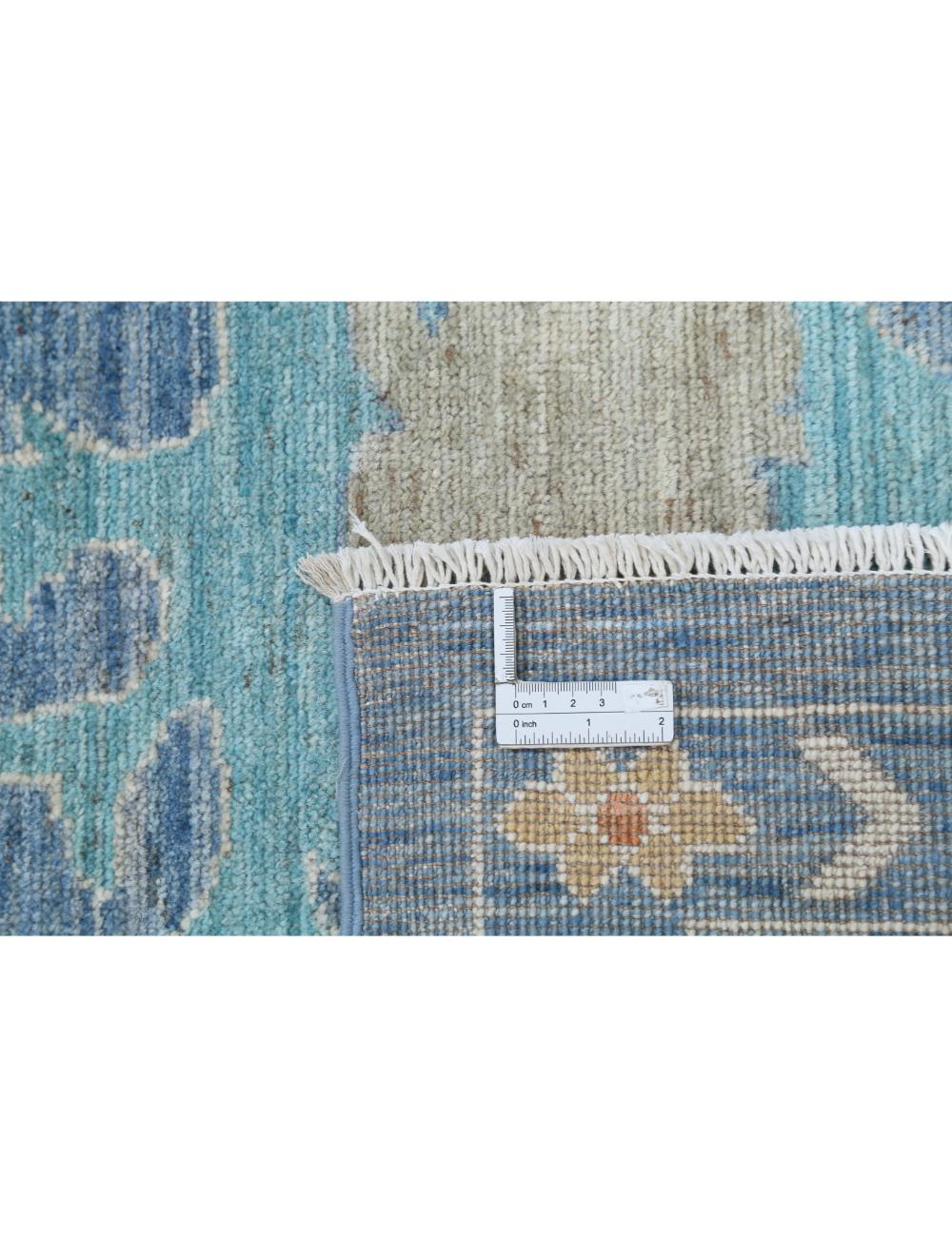 Hand Knotted Oushak Wool Rug - 9'2'' x 11'10'' Arteverk Arteverk Rugs