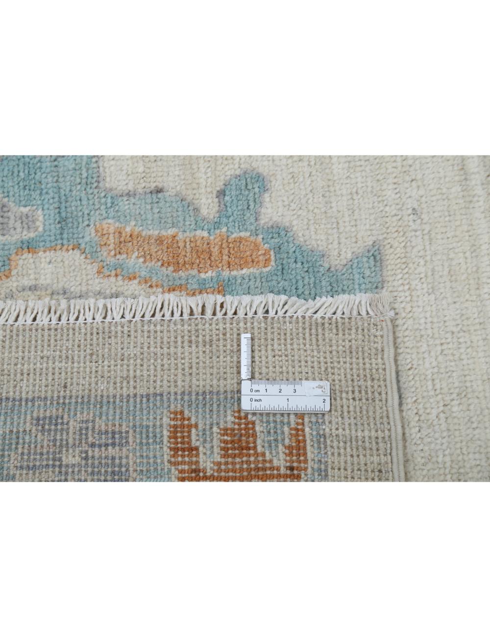 Hand Knotted Oushak Wool Rug - 10'1'' x 14'1'' Arteverk Arteverk Rugs