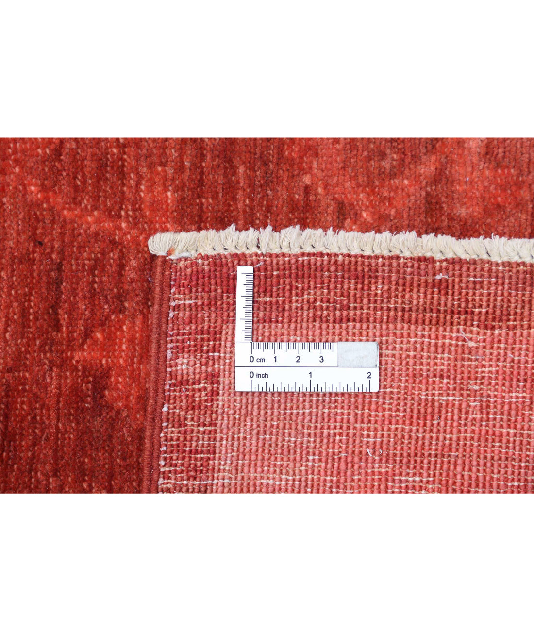 Hand Knotted Overdye Wool Rug - 8'8'' x 11'6'' 8' 8" X 11' 6" (264 X 351) / Red / N/A