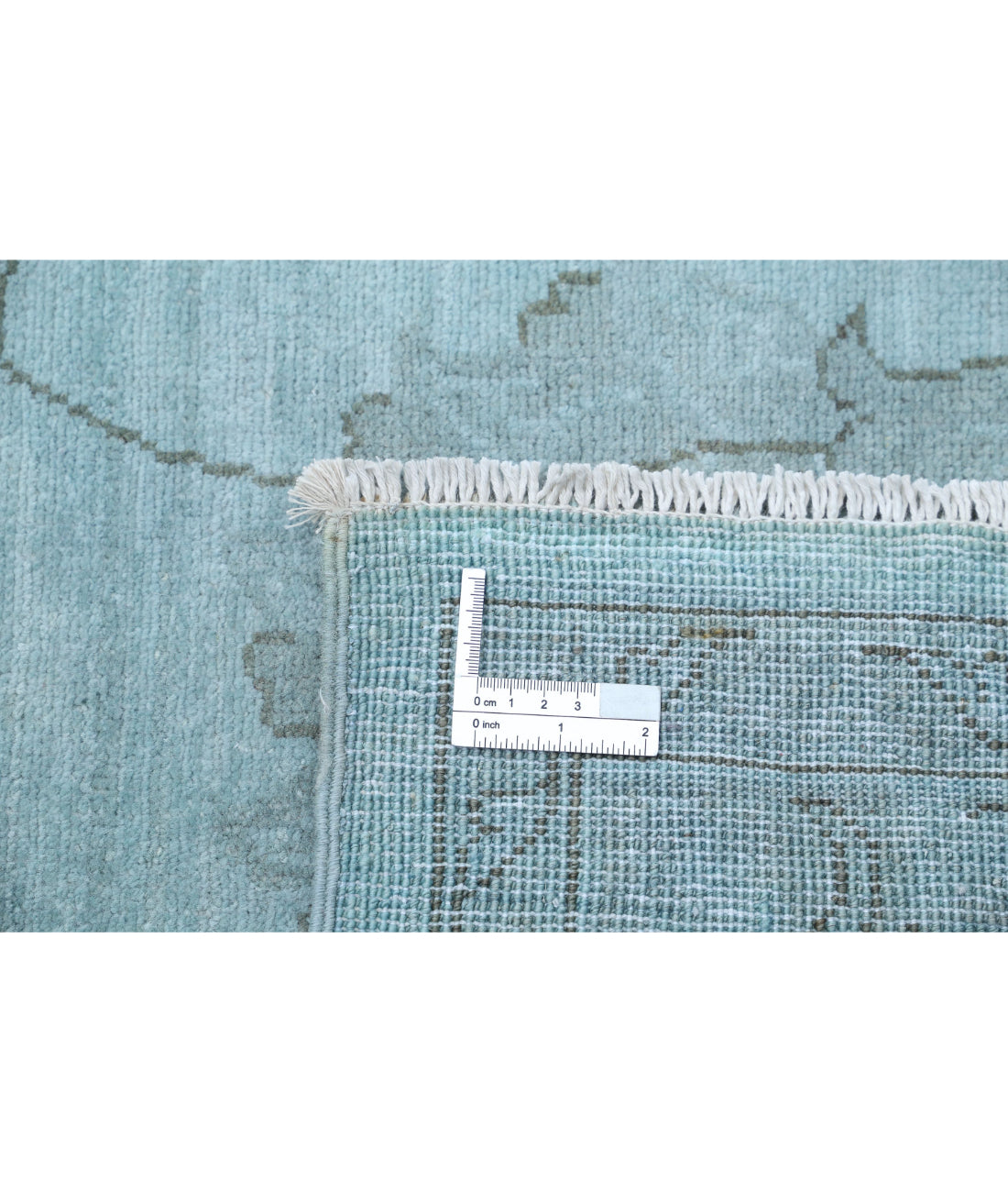 Hand Knotted Overdye Wool Rug - 9'11'' x 13'10'' 9'11'' x 13'10'' (298 X 415) / Green / N/A