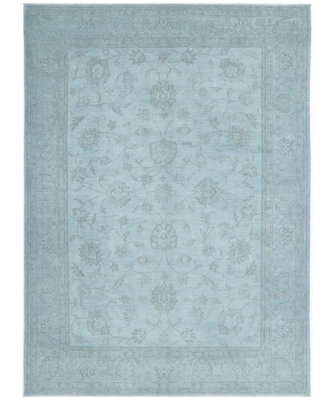 Hand Knotted Overdye Wool Rug - 9&#39;11&#39;&#39; x 13&#39;10&#39;&#39; 9&#39;11&#39;&#39; x 13&#39;10&#39;&#39; (298 X 415) / Green / N/A