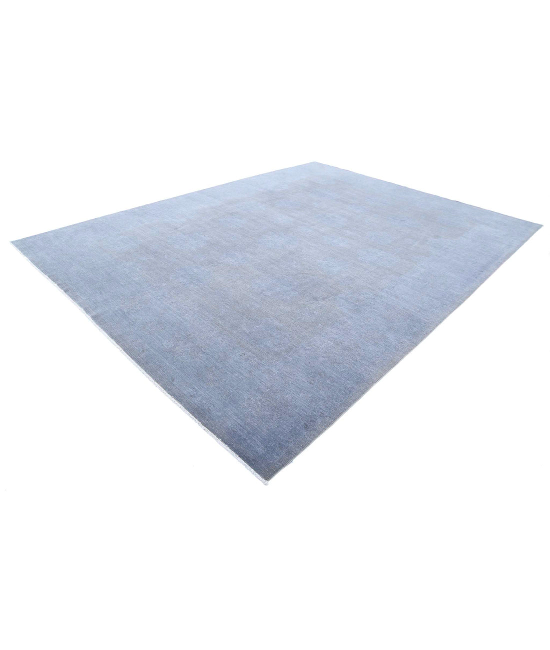 Hand Knotted Overdye Wool Rug - 9'10'' x 13'1'' 9'10'' x 13'1'' (295 X 393) / Blue / N/A