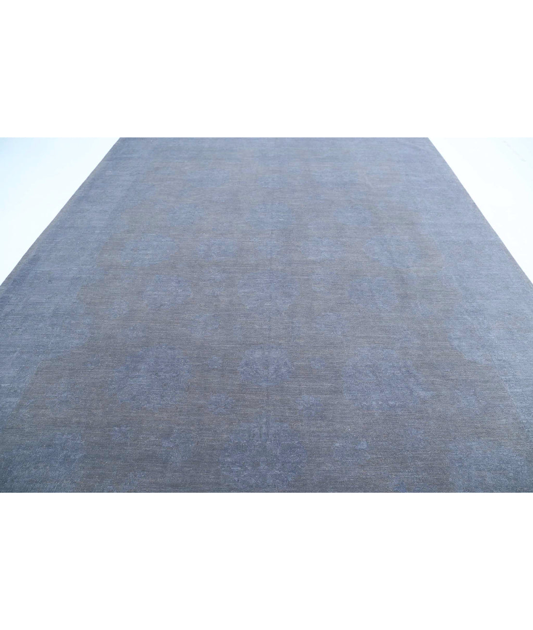 Hand Knotted Overdye Wool Rug - 9'10'' x 13'1'' 9'10'' x 13'1'' (295 X 393) / Blue / N/A