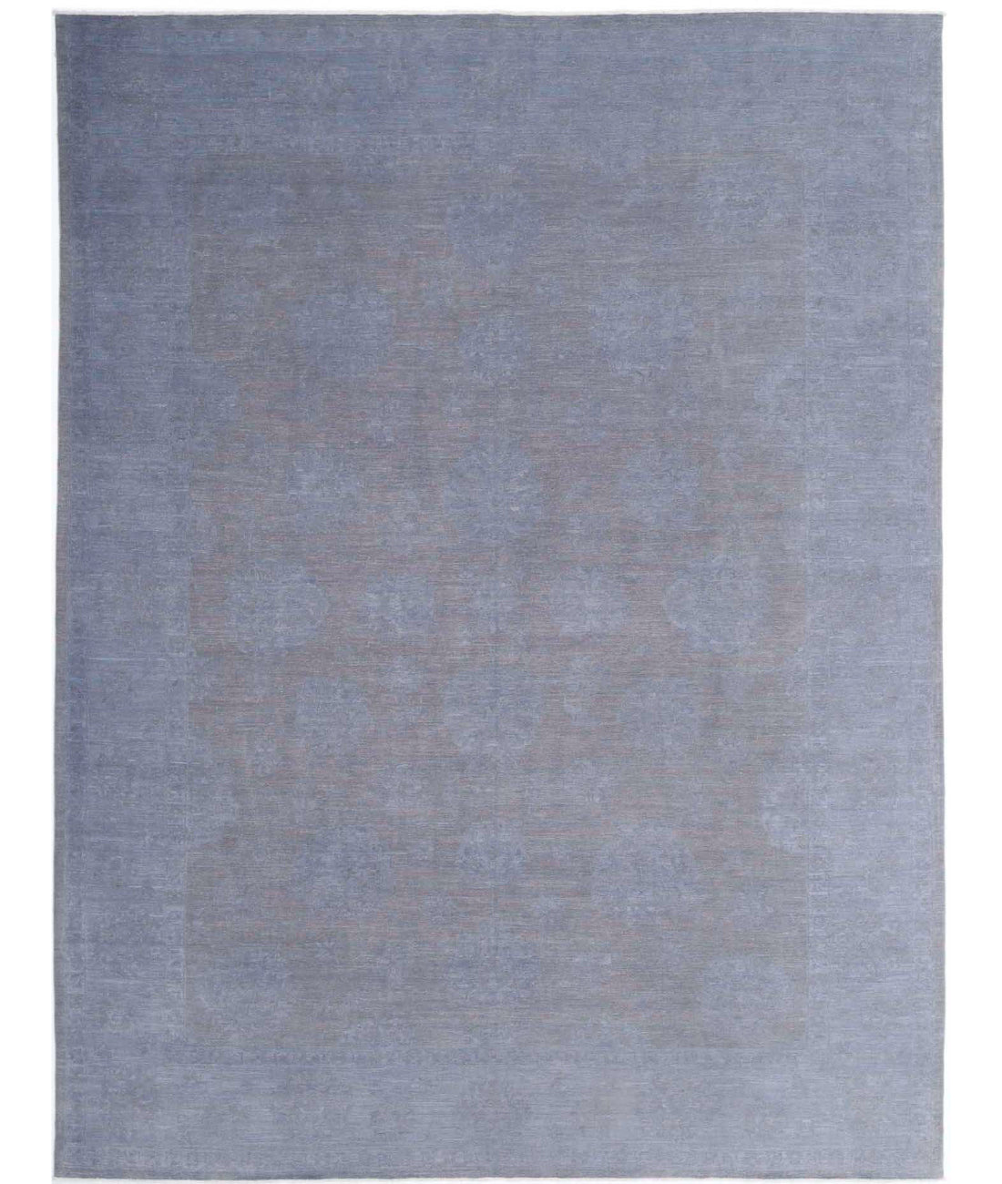 Hand Knotted Overdye Wool Rug - 9'10'' x 13'1''