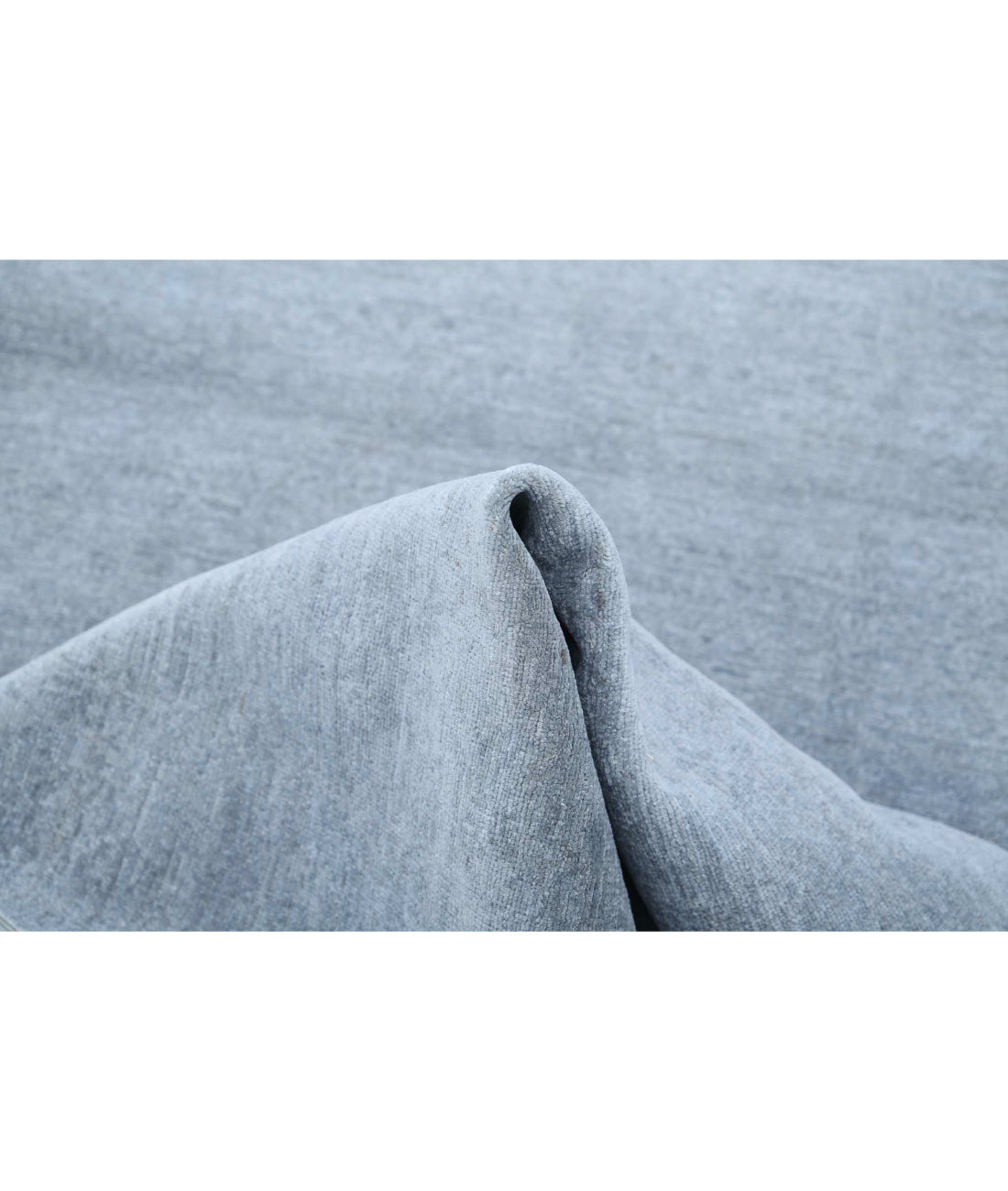 Hand Knotted Overdye Wool Rug - 2'9'' x 8'10'' 2'9'' x 8'10'' (83 X 265) / Grey / Grey