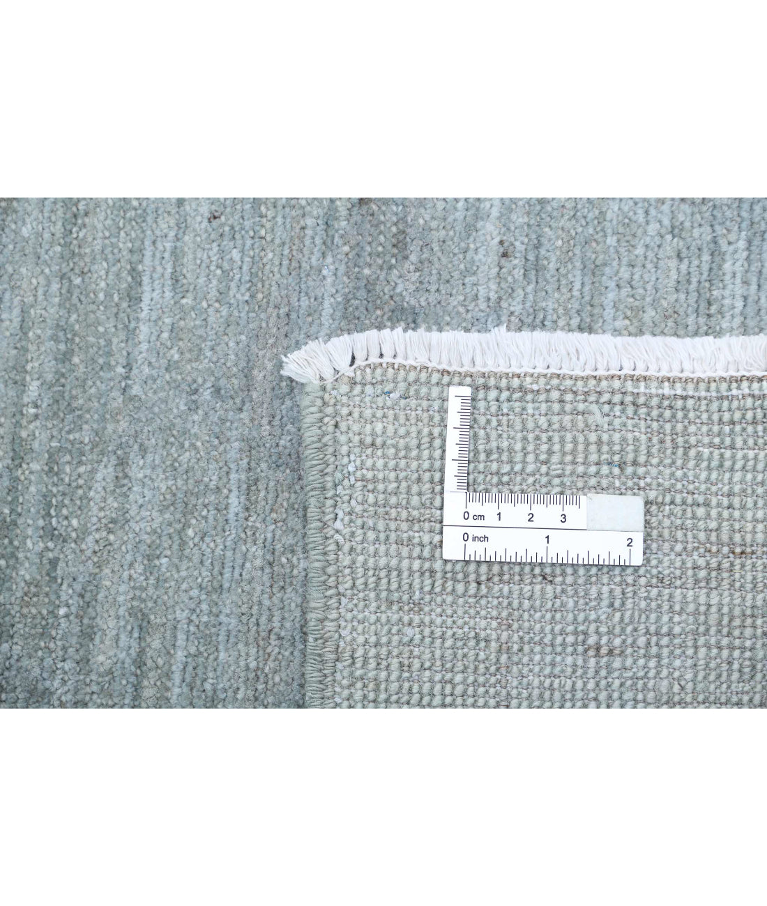 Hand Knotted Overdye Wool Rug - 8'9'' x 11'8'' 8'9'' x 11'8'' (263 X 350) / Grey / Grey