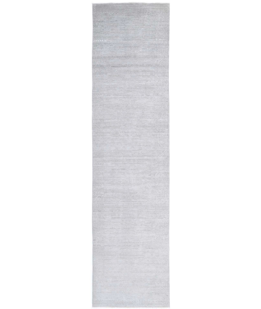 Hand Knotted Overdye Wool Rug - 2'7'' x 12'2''