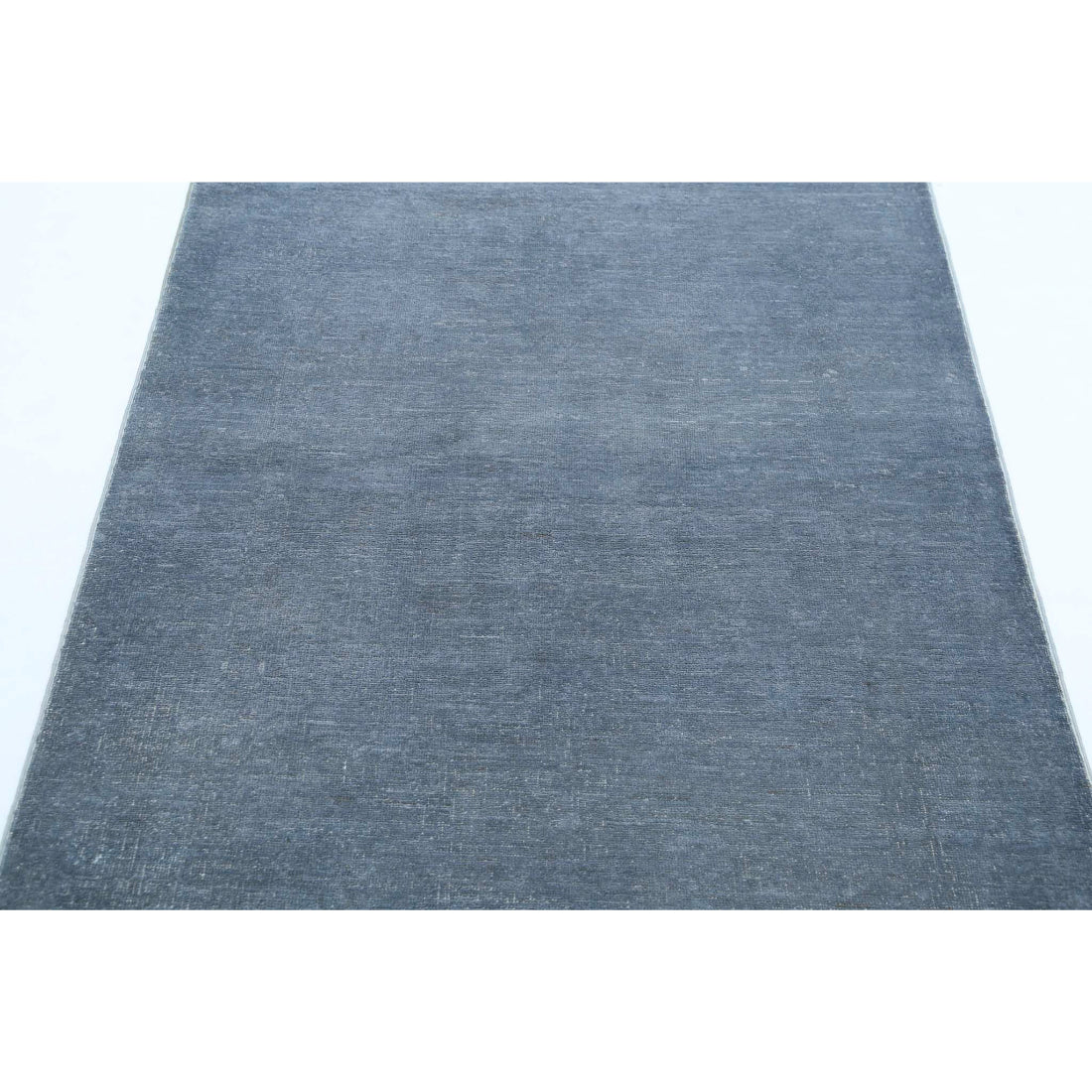Alfombra de lana sobreteñida anudada a mano - 3'3'' x 4'10''