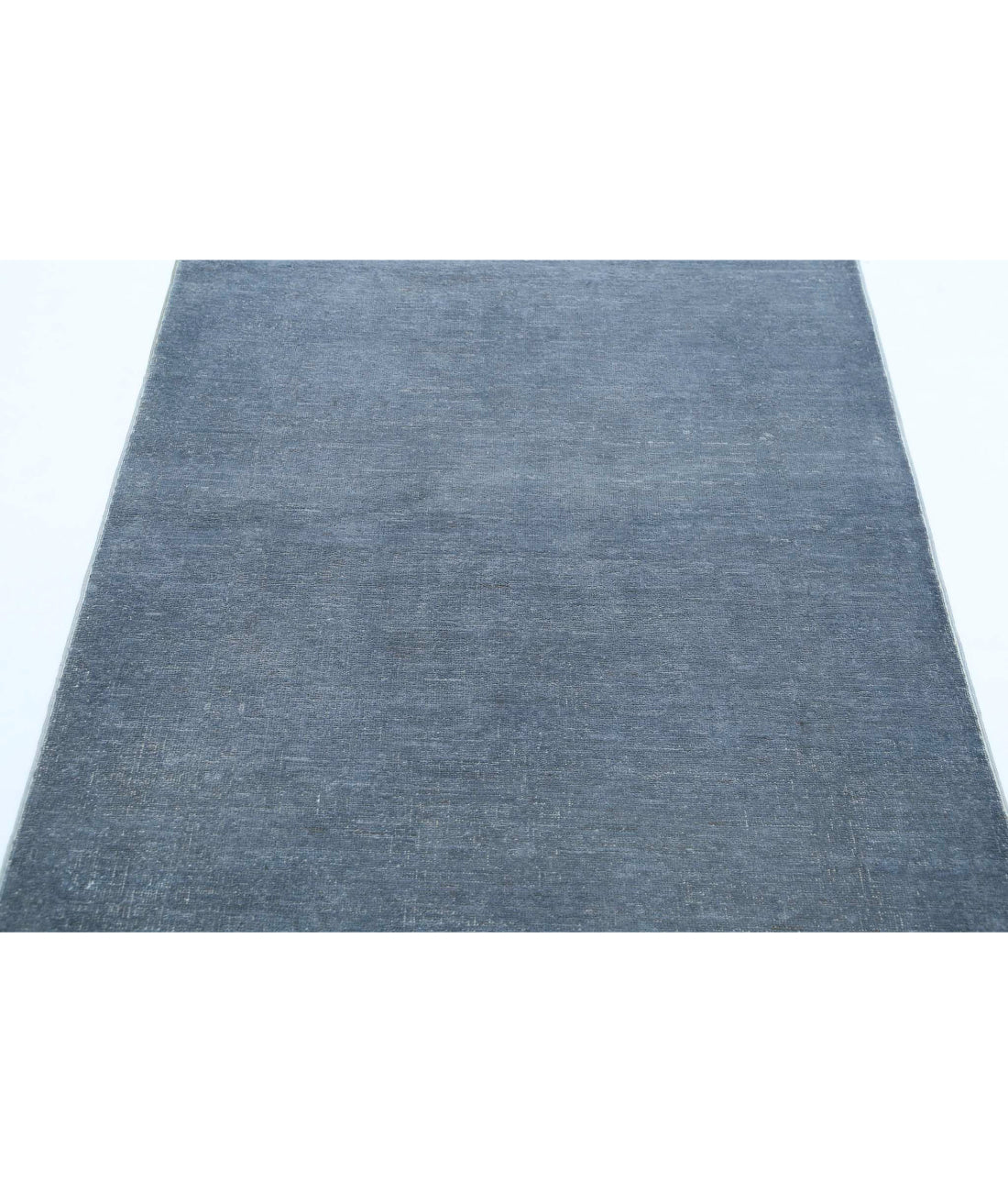 Alfombra de lana sobreteñida anudada a mano - 3'3'' x 4'10''