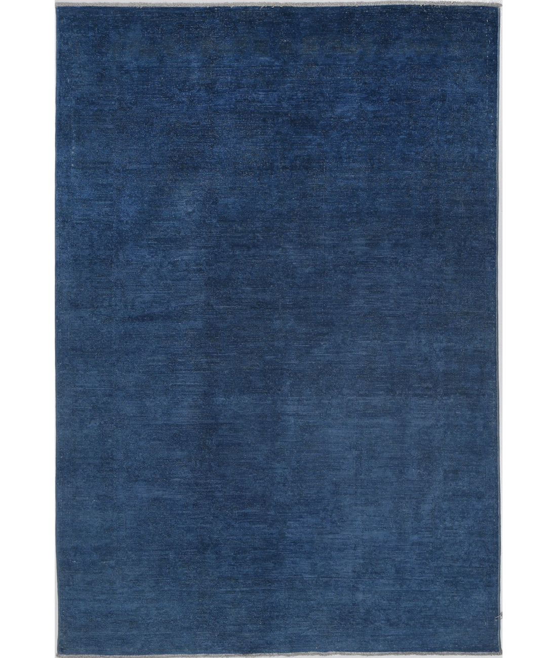 Hand Knotted Overdye Wool Rug - 4&#39;9&#39;&#39; x 7&#39;2&#39;&#39; 4&#39;9&#39;&#39; x 7&#39;2&#39;&#39; (143 X 215) / Blue / Blue