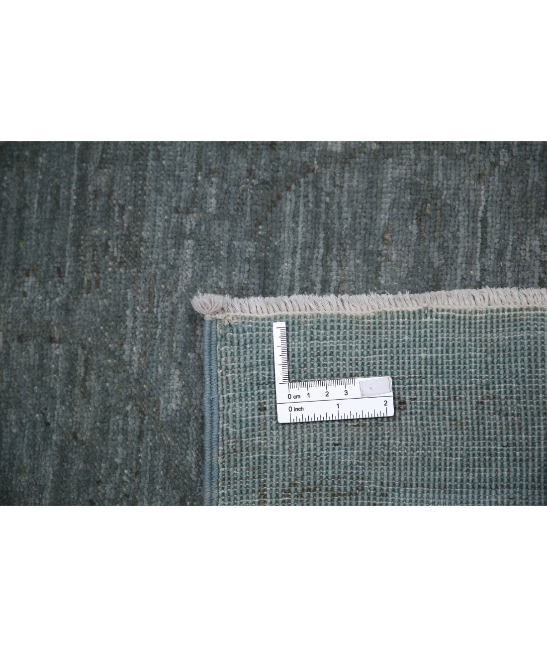 Hand Knotted Overdye Wool Rug - 6'2'' x 8'10''