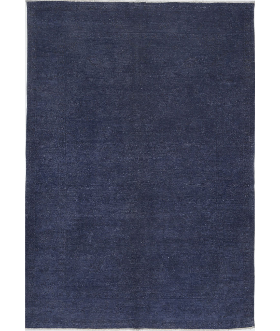 Hand Knotted Overdye Wool Rug - 6'4'' x 9'1''