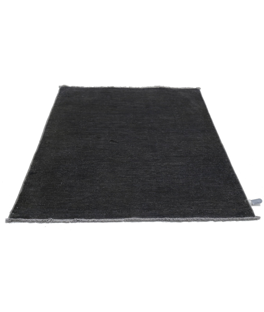 Hand Knotted Overdye Wool Rug - 2'9'' x 4'1'' 2'9'' x 4'1'' (83 X 123) / Charcoal / Charcoal