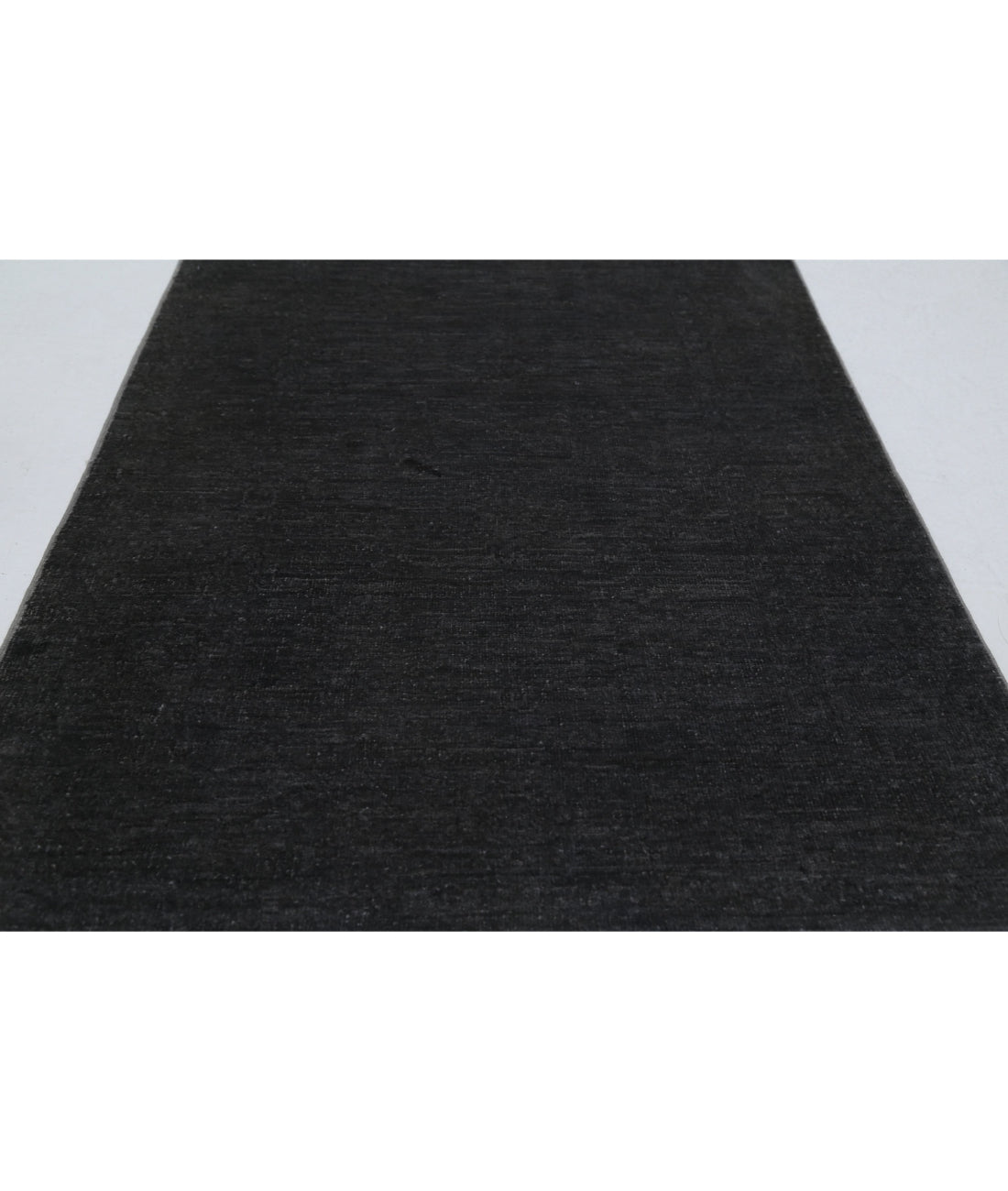 Hand Knotted Overdye Wool Rug - 2'9'' x 4'1'' 2'9'' x 4'1'' (83 X 123) / Charcoal / Charcoal