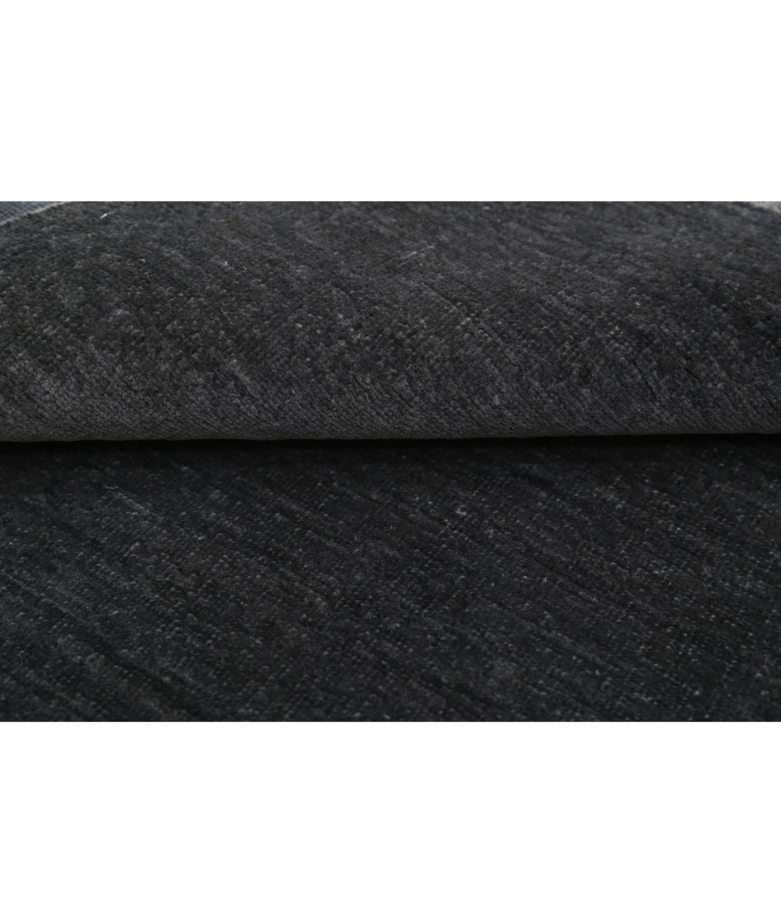 Hand Knotted Overdye Wool Rug - 2'9'' x 4'1'' 2'9'' x 4'1'' (83 X 123) / Charcoal / Charcoal