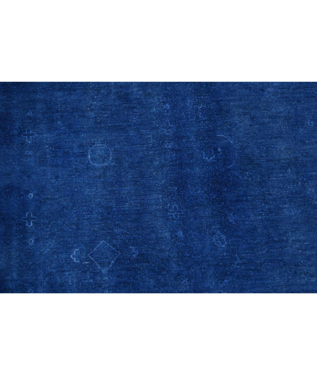 Hand Knotted Overdye Wool Rug - 14'1'' x 20'6'' 14'1'' x 20'6'' (423 X 615) / Blue / Blue