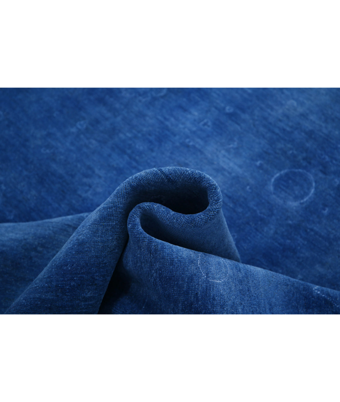 Hand Knotted Overdye Wool Rug - 14'1'' x 20'6'' 14'1'' x 20'6'' (423 X 615) / Blue / Blue