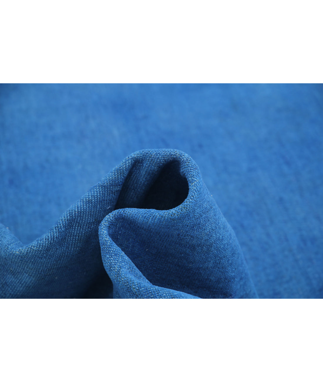 Hand Knotted Overdye Wool Rug - 11'7'' x 16'0'' 11'7'' x 16'0'' (348 X 480) / Blue / Blue