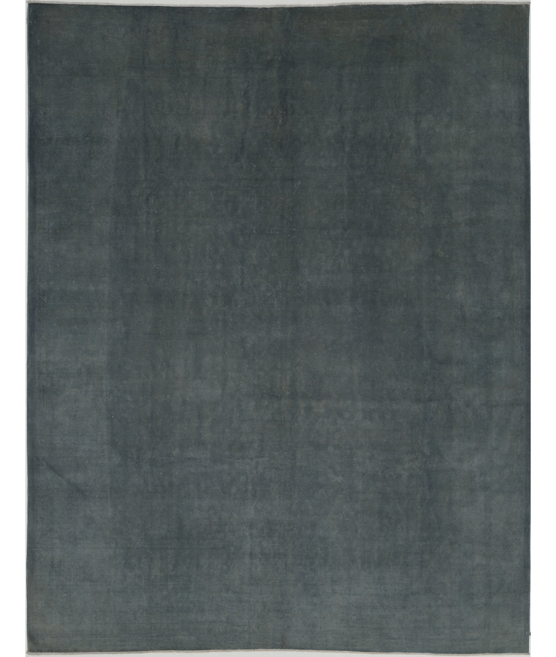 Hand Knotted Fine Overdye Wool Rug - 9&#39;1&#39;&#39; x 11&#39;8&#39;&#39; 9&#39;1&#39;&#39; x 11&#39;8&#39;&#39; (273 X 350) / Blue / Blue