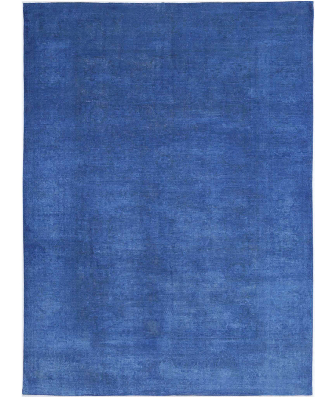 Hand Knotted Fine Overdye Wool Rug - 9&#39;7&#39;&#39; x 13&#39;6&#39;&#39; 9&#39;7&#39;&#39; x 13&#39;6&#39;&#39; (288 X 405) / Blue / Blue