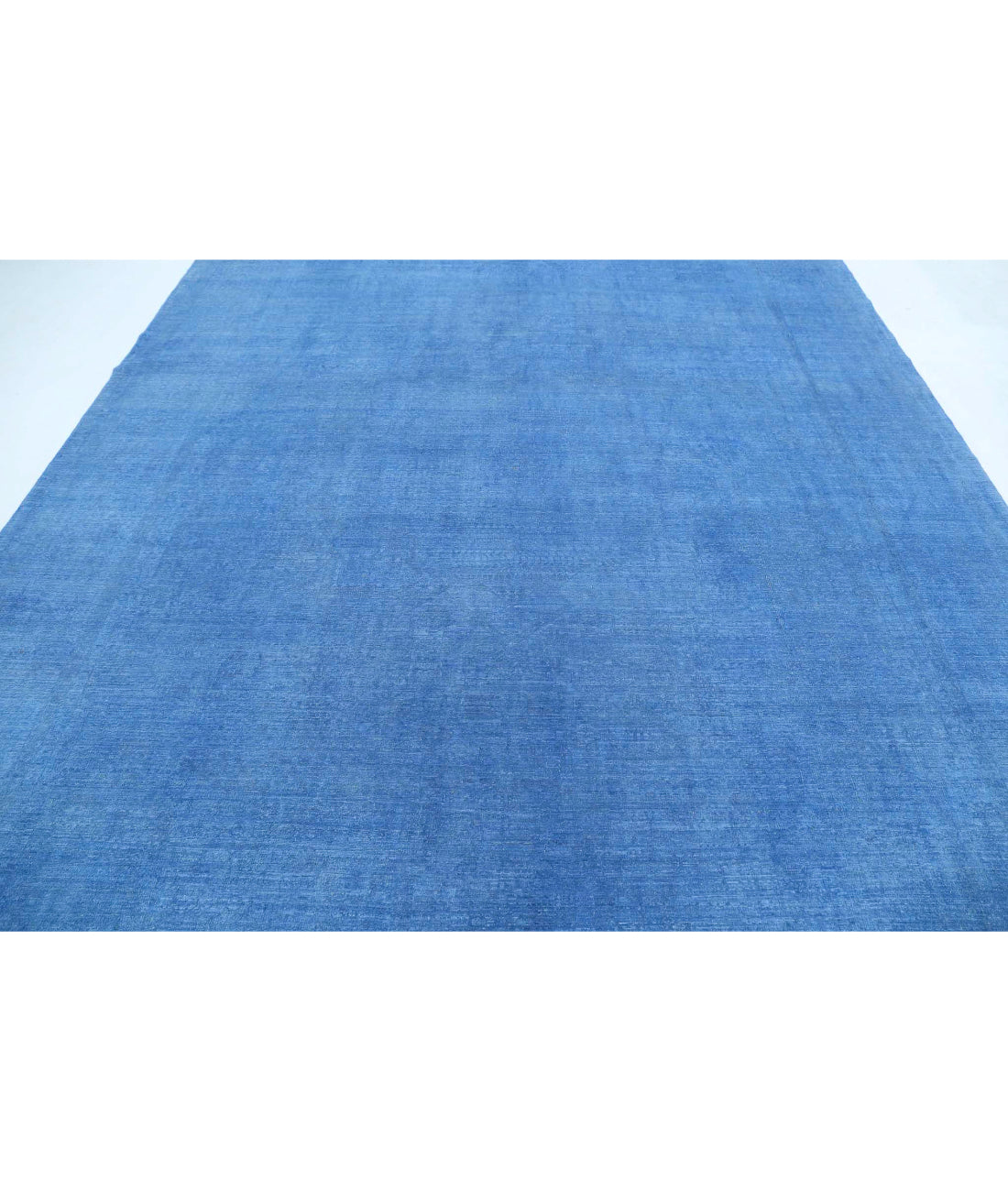 Hand Knotted Fine Overdye Wool Rug - 9'1'' x 12'0'' 9'1'' x 12'0'' (273 X 360) / Blue / Blue