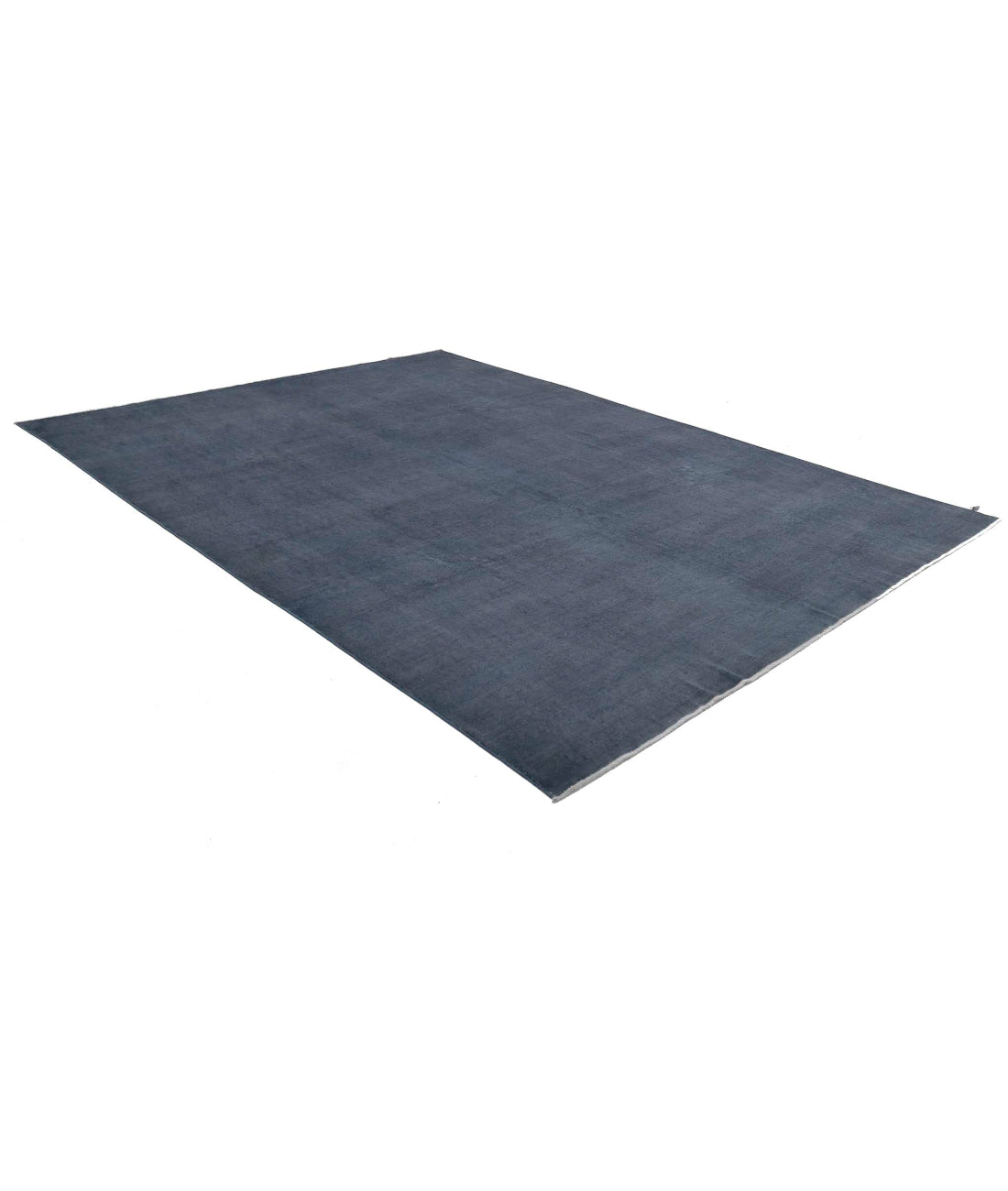 Hand Knotted Fine Overdye Wool Rug - 8'9'' x 11'10'' 8'9'' x 11'10'' (263 X 355) / Charcoal / Charcoal