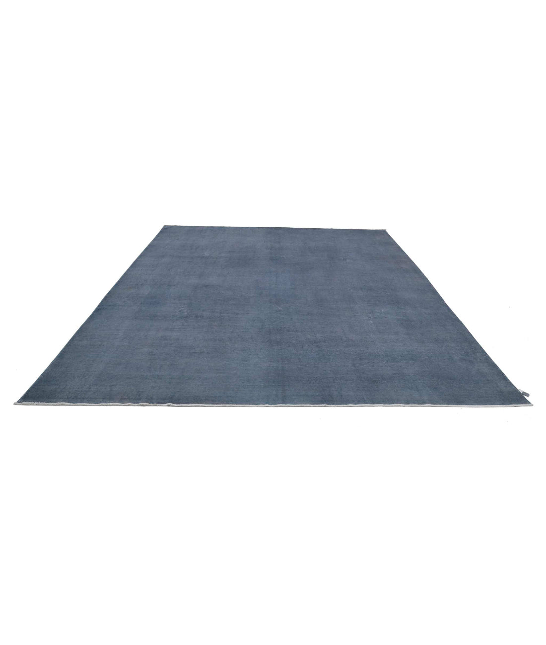 Hand Knotted Fine Overdye Wool Rug - 8'9'' x 11'10'' 8'9'' x 11'10'' (263 X 355) / Charcoal / Charcoal