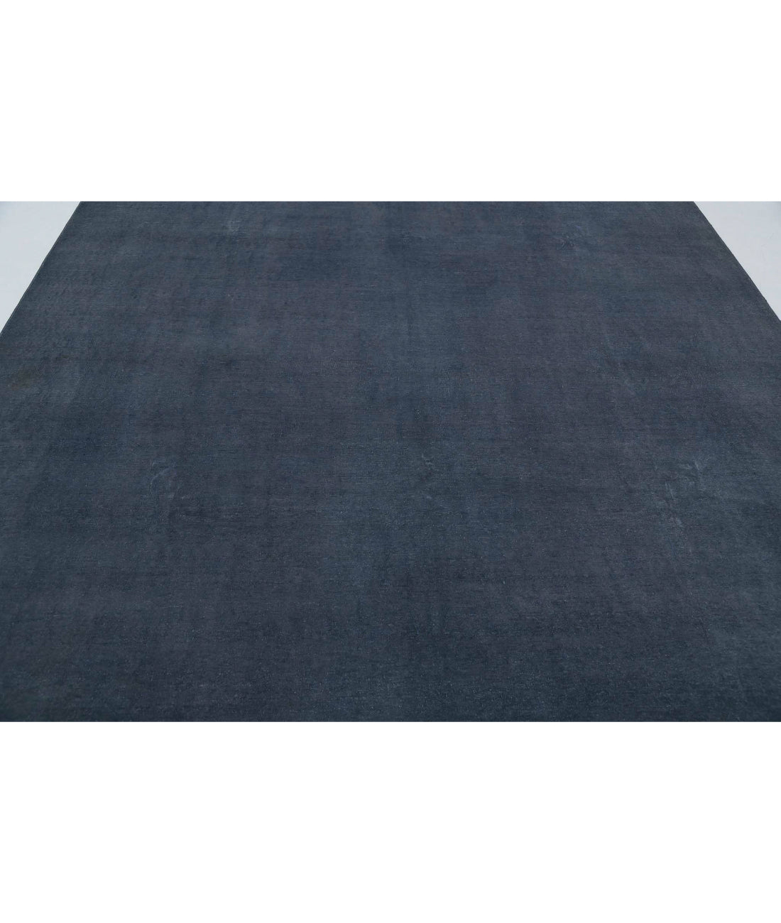 Hand Knotted Fine Overdye Wool Rug - 8'9'' x 11'10'' 8'9'' x 11'10'' (263 X 355) / Charcoal / Charcoal