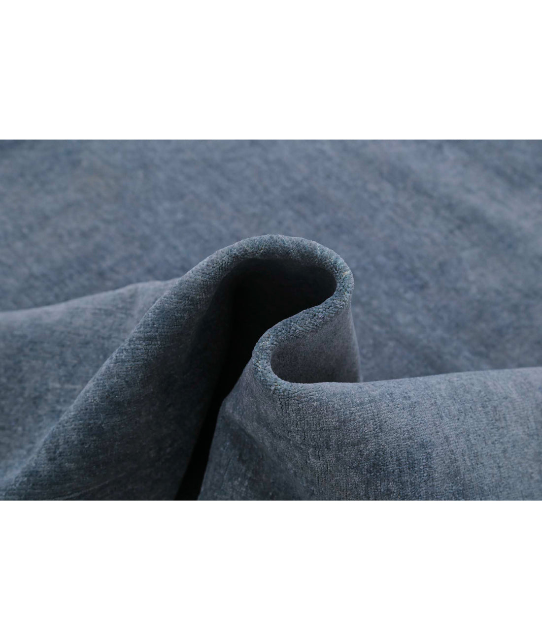 Hand Knotted Fine Overdye Wool Rug - 8'9'' x 11'10'' 8'9'' x 11'10'' (263 X 355) / Charcoal / Charcoal