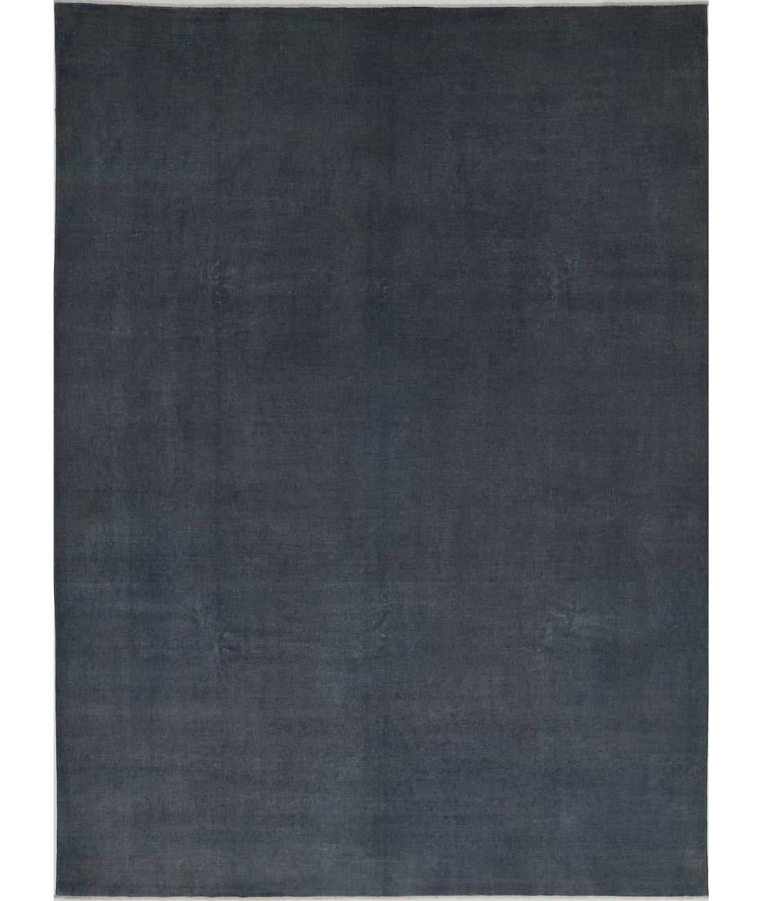 Hand Knotted Fine Overdye Wool Rug - 8&#39;9&#39;&#39; x 11&#39;10&#39;&#39; 8&#39;9&#39;&#39; x 11&#39;10&#39;&#39; (263 X 355) / Charcoal / Charcoal